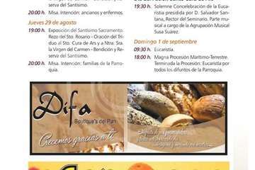 Programa de las fiestas de Melenara 2019 (Foto TA)